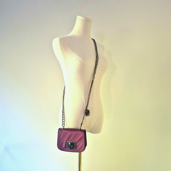 Banana Republic chain cross-body mini bag, purple - Picture 5 of 5